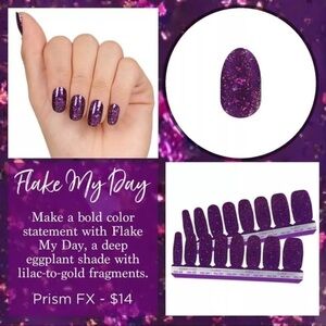 204. Color Street Nail Polish Strips - Flake My Day